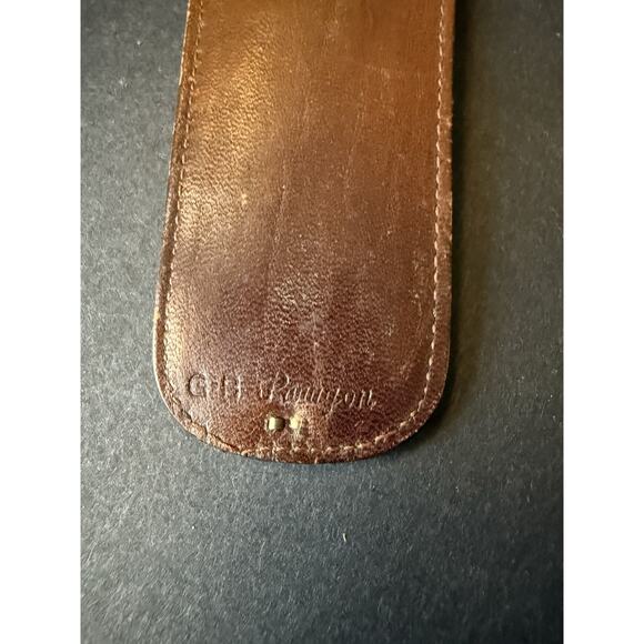 Vintage Pepperidge Farm Handle Knife Leather Embossed Case Country Farmhouse - Picture 11 of 11